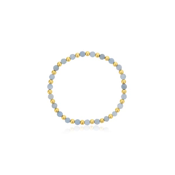 Aquamarine Bead Bracelet J. Thomas Jewelers Rochester Hills, MI