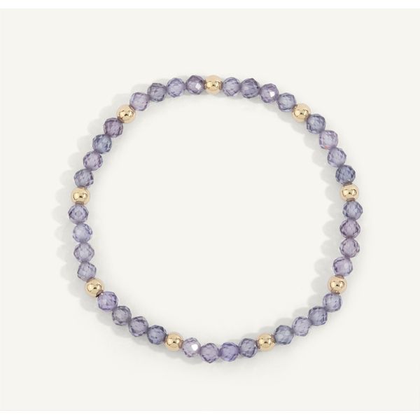 Purple Cubic Zirconia Bracelet J. Thomas Jewelers Rochester Hills, MI