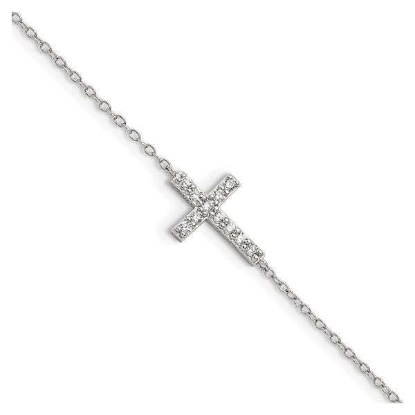 Sideways Cross Bracelet J. Thomas Jewelers Rochester Hills, MI