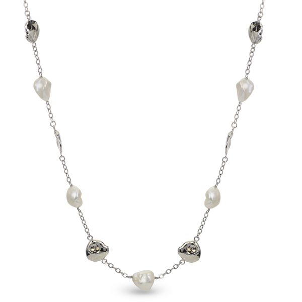 Keshi Charm And Pearl Necklace J. Thomas Jewelers Rochester Hills, MI