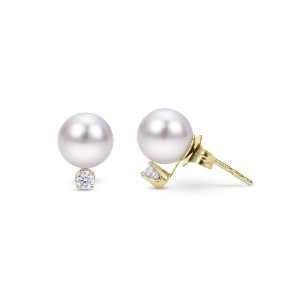 Akoya Pearls With Diamond J. Thomas Jewelers Rochester Hills, MI