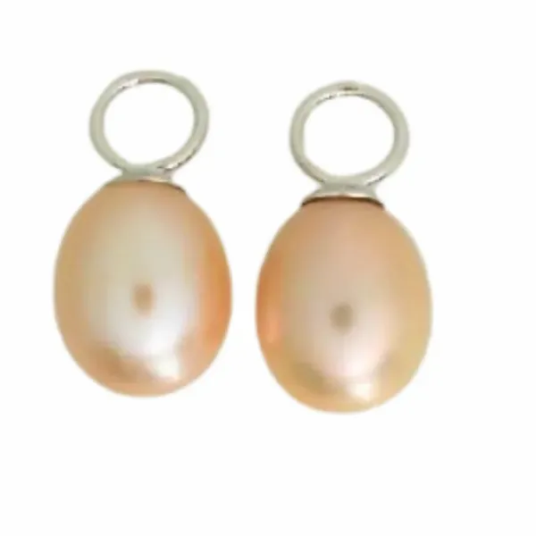 Peach/Pink Pearl Earring Hanger J. Thomas Jewelers Rochester Hills, MI