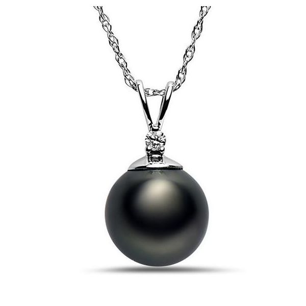 Tahitian Pearl and Diamond Pendant J. Thomas Jewelers Rochester Hills, MI