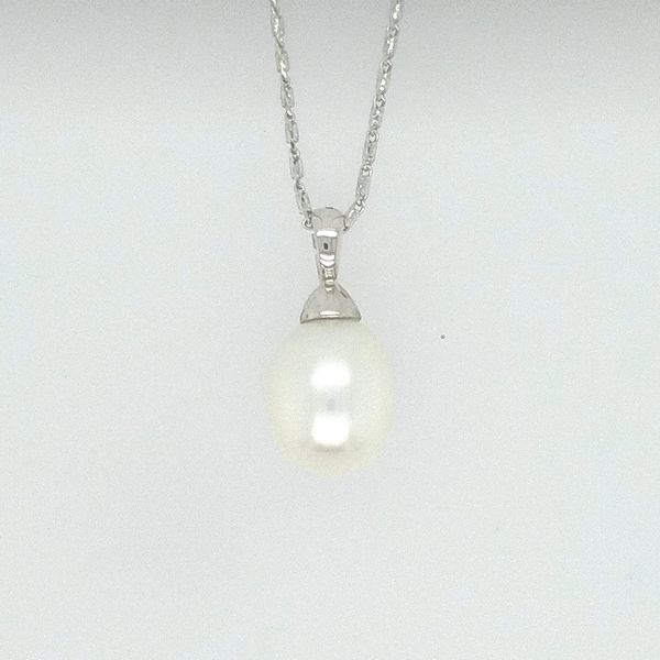 8.50x9.0Mm White Gold Pearl Pendant J. Thomas Jewelers Rochester Hills, MI