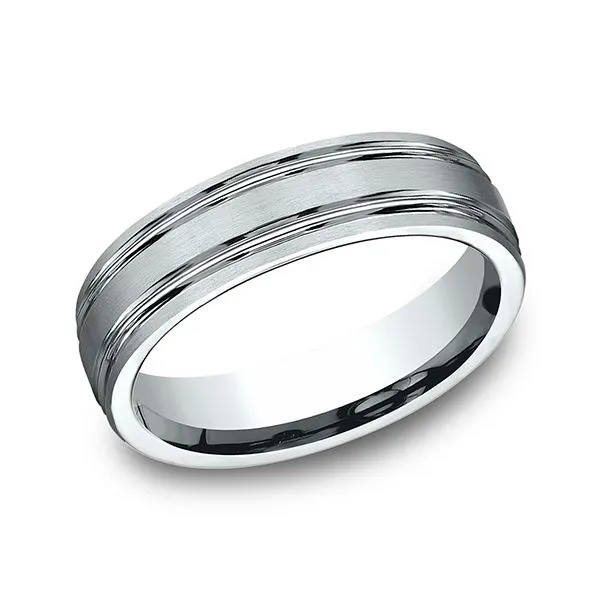 6mm comfort-fit band with satin-finish J. Thomas Jewelers Rochester Hills, MI