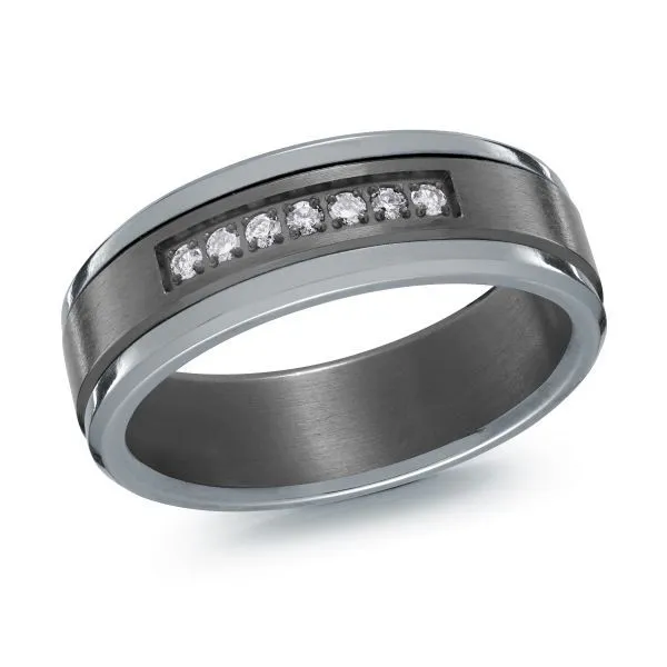 Titanium Diamond Band J. Thomas Jewelers Rochester Hills, MI