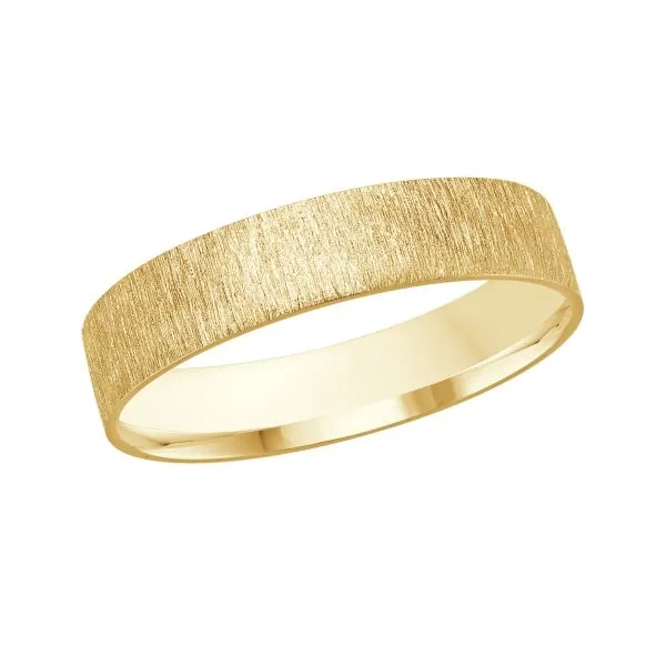 4.0Mm Gold Wedding Band Image 3 J. Thomas Jewelers Rochester Hills, MI