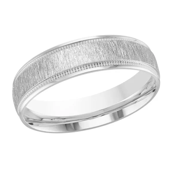 6.0Mm White Gold Milgrain Image 3 J. Thomas Jewelers Rochester Hills, MI