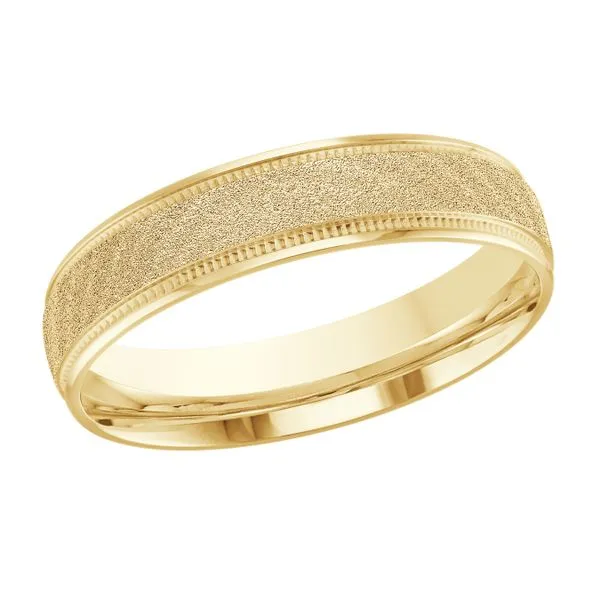 5.0Mm Milgrain Gold Band Image 3 J. Thomas Jewelers Rochester Hills, MI