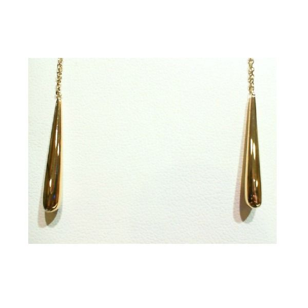 Teardrop Gold Earrings J. Thomas Jewelers Rochester Hills, MI