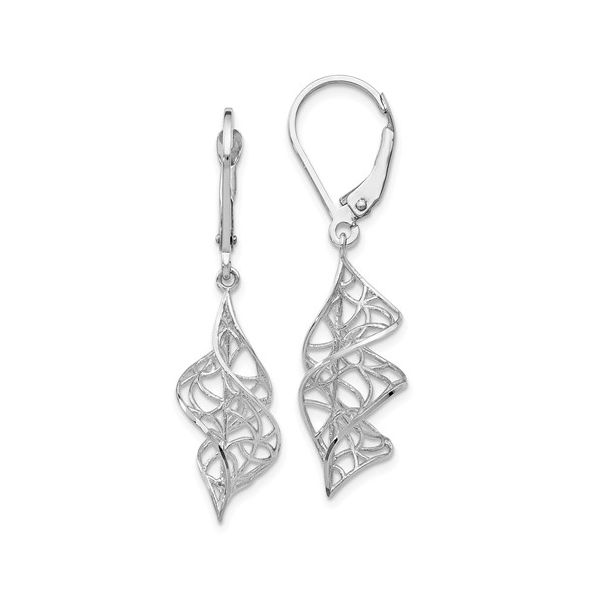 14 Karat Fashion Dangle Earrings J. Thomas Jewelers Rochester Hills, MI