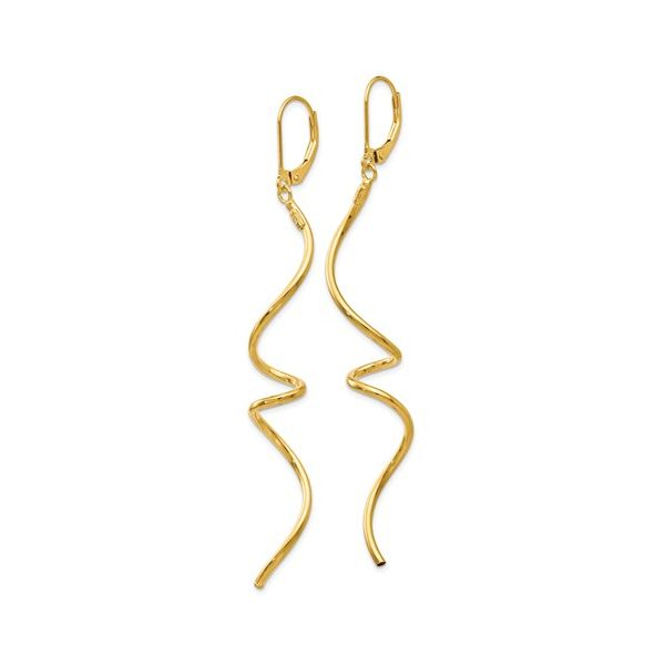Playful Dangles Gold Earrings J. Thomas Jewelers Rochester Hills, MI