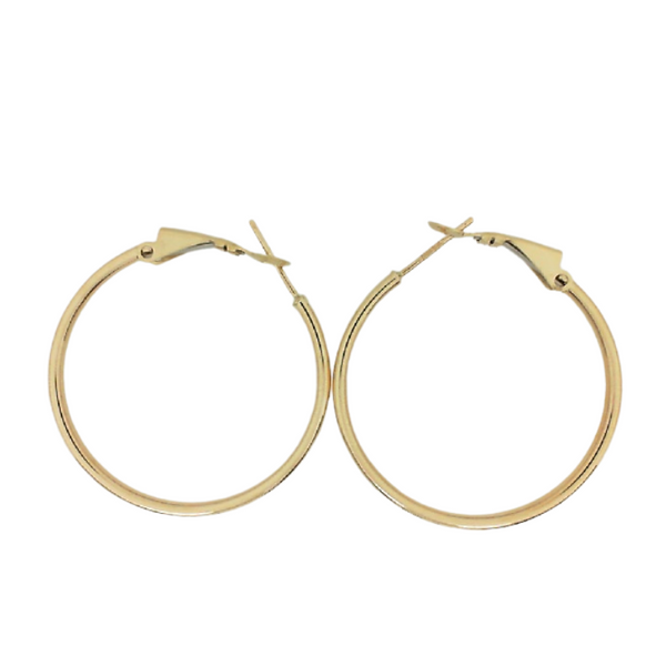 Omega Clip Gold Earrings J. Thomas Jewelers Rochester Hills, MI