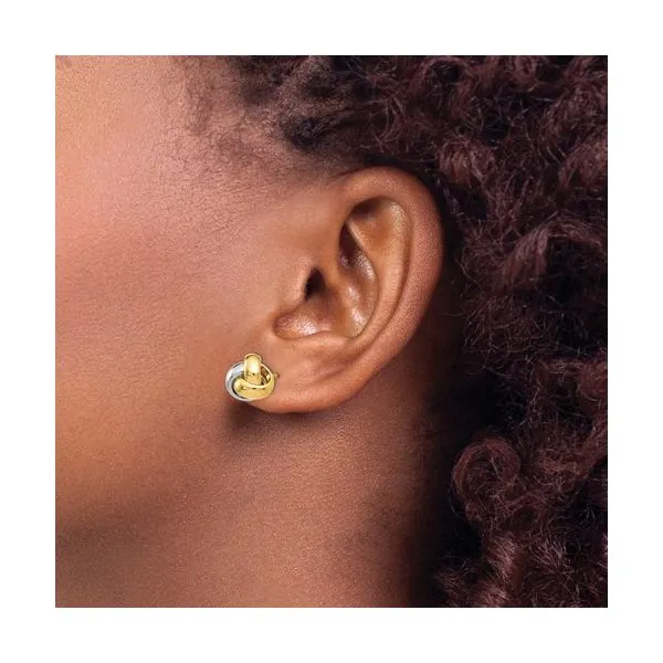 Love Knot Earrings Image 2 J. Thomas Jewelers Rochester Hills, MI