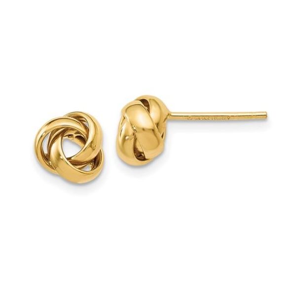 14 Karat Knot Earrings J. Thomas Jewelers Rochester Hills, MI