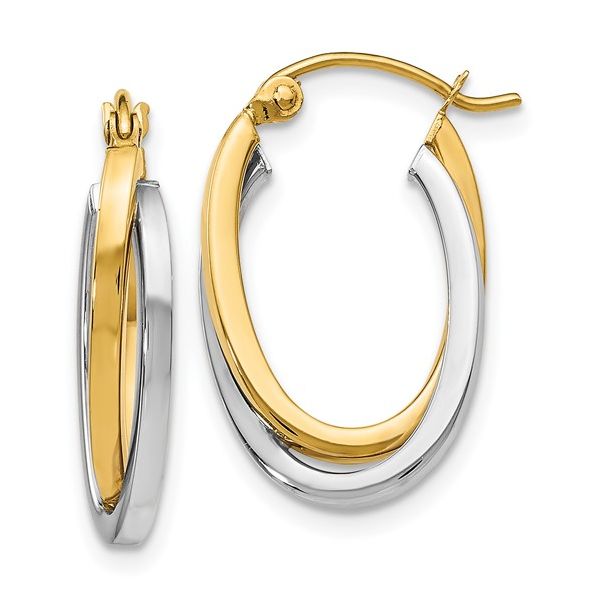 14 Karat Oval Twist J. Thomas Jewelers Rochester Hills, MI