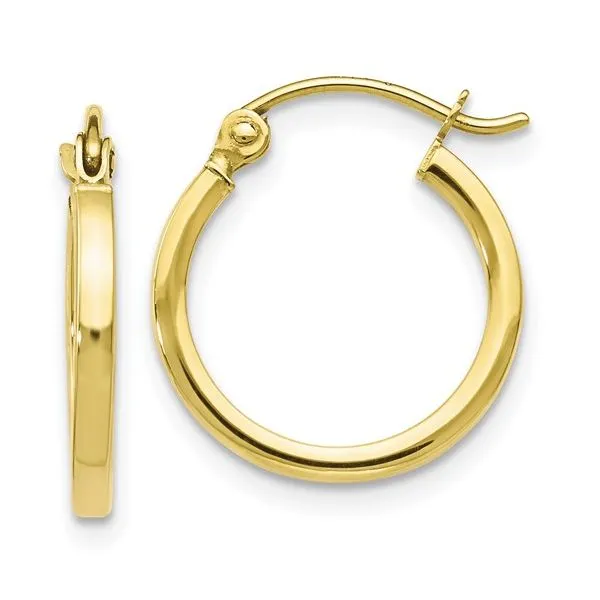 10 Karat Classic Hoop J. Thomas Jewelers Rochester Hills, MI