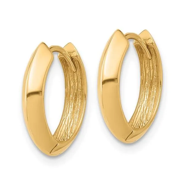 Yellow Gold Huggies Image 3 J. Thomas Jewelers Rochester Hills, MI