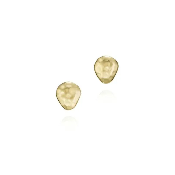 Jorge Revilla Stering Silver With 18 Karat Gold Overlay Stud Earrings J. Thomas Jewelers Rochester Hills, MI