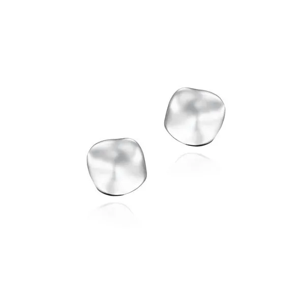 Wave Sterling Silver Earrings J. Thomas Jewelers Rochester Hills, MI