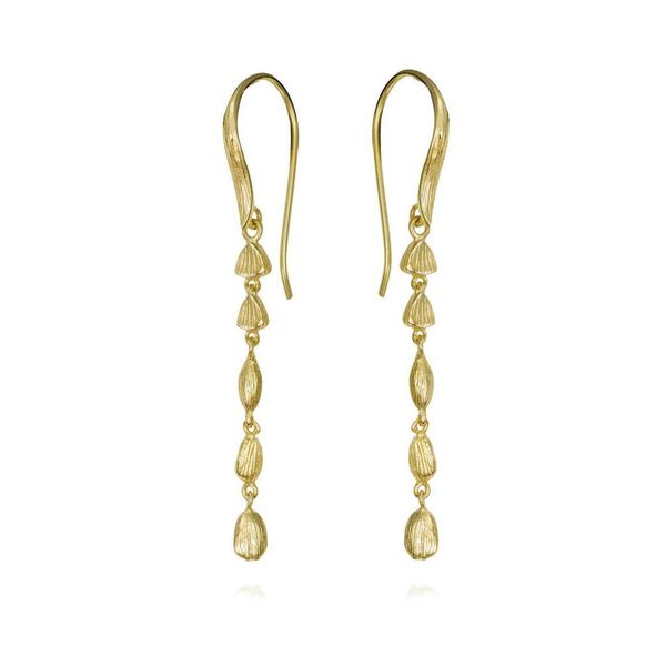 Nugget Design Dangle Earrings J. Thomas Jewelers Rochester Hills, MI