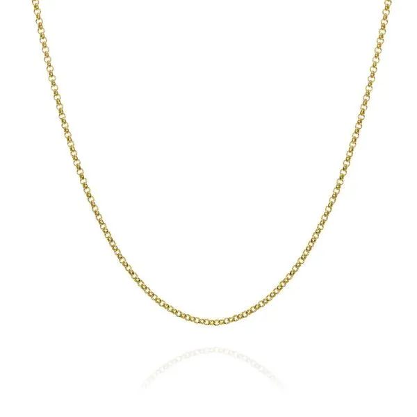 Jorge Revilla Sterling Silver 18 Karat Gold Overlay Chain J. Thomas Jewelers Rochester Hills, MI
