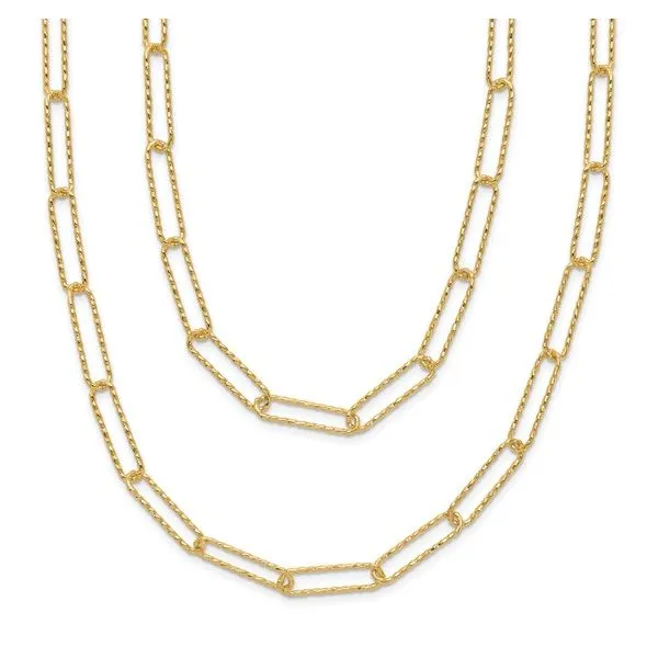 Double Strand Paperclip Image 2 J. Thomas Jewelers Rochester Hills, MI