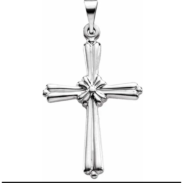 White Gold Celtic Cross J. Thomas Jewelers Rochester Hills, MI