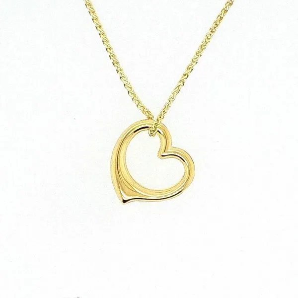 Gold Heart Pendant J. Thomas Jewelers Rochester Hills, MI