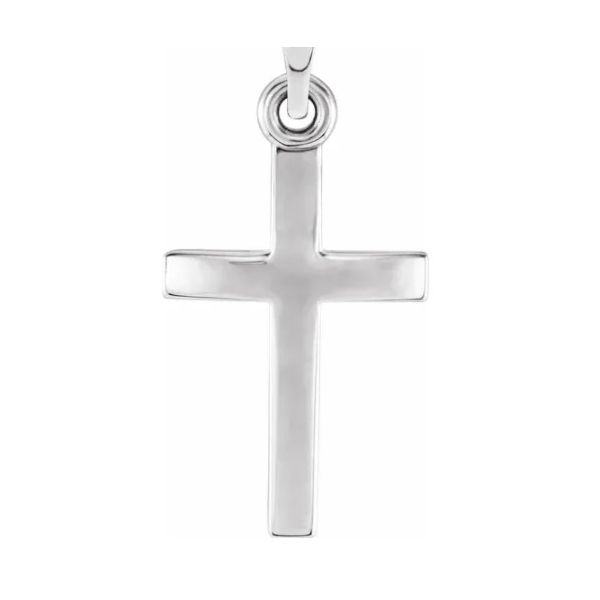 White Gold Polished Cross J. Thomas Jewelers Rochester Hills, MI