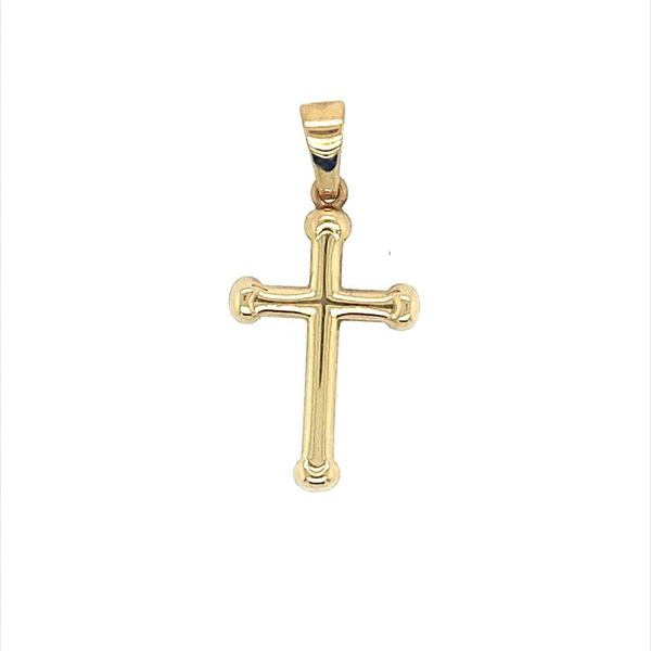 17x11Mm Knob End Gold Cross J. Thomas Jewelers Rochester Hills, MI