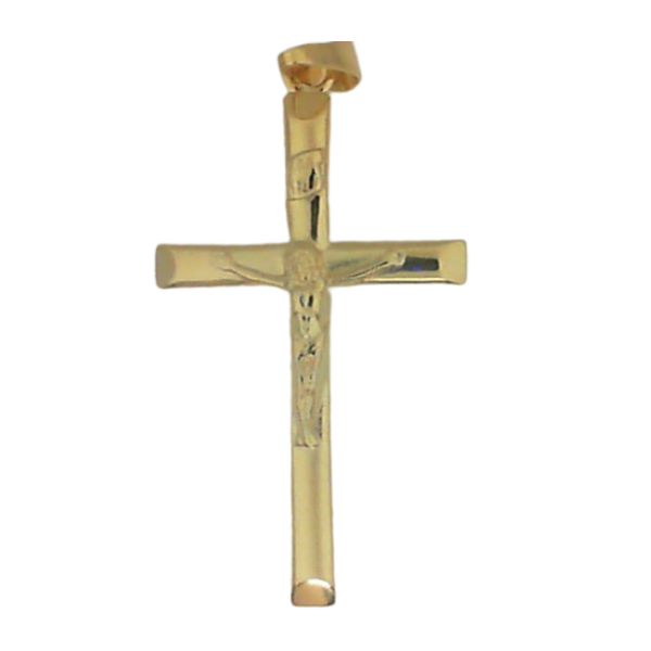 Yellow Gold Crucifix J. Thomas Jewelers Rochester Hills, MI