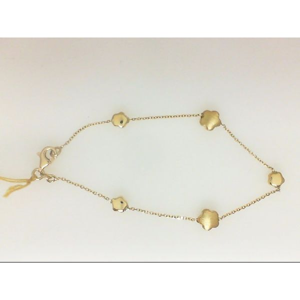 14 Karat Yellow Gold Star Bracelet J. Thomas Jewelers Rochester Hills, MI