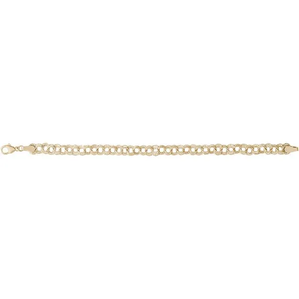 Triple Link Yellow Gold Bracelet J. Thomas Jewelers Rochester Hills, MI