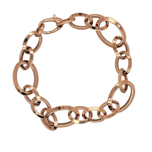 Rose Gold Oval Bracelet J. Thomas Jewelers Rochester Hills, MI