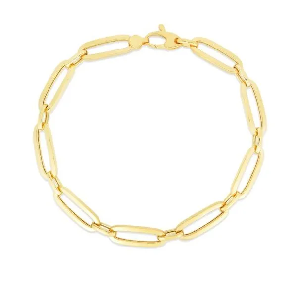 Gold Plated Paperclip Bracelet J. Thomas Jewelers Rochester Hills, MI