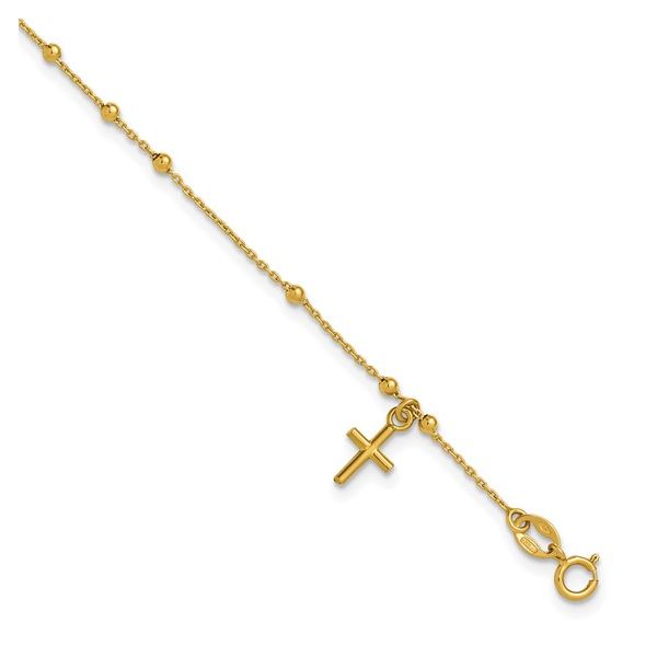 Beaded Bracelet With Cross Image 2 J. Thomas Jewelers Rochester Hills, MI