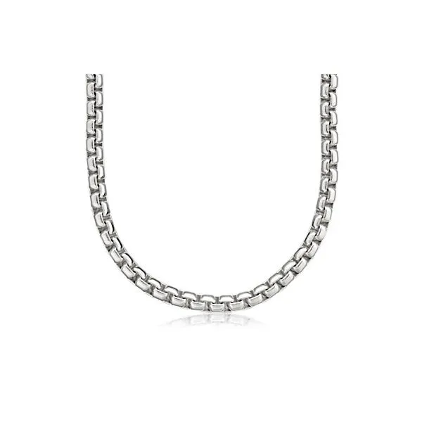 Zancan silver Venetian link necklace.