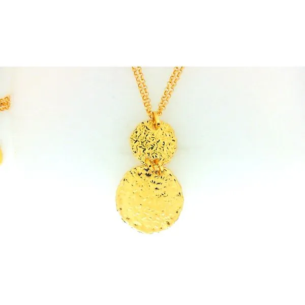 Sterling Silver Gold Plated Necklace J. Thomas Jewelers Rochester Hills, MI