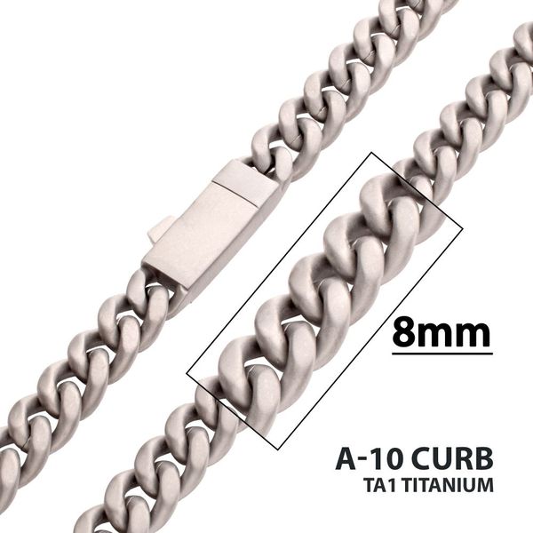 Titanium Miami Cuban J. Thomas Jewelers Rochester Hills, MI