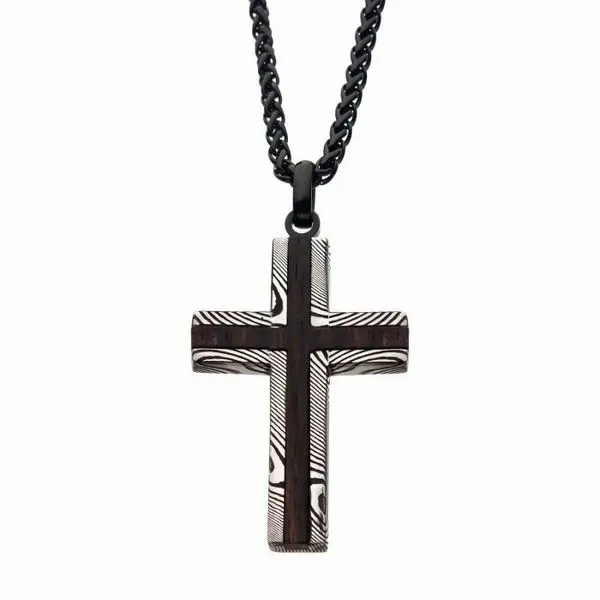 Stainless Steel Black Cross J. Thomas Jewelers Rochester Hills, MI