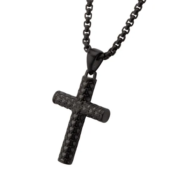 Black Textured Pendant J. Thomas Jewelers Rochester Hills, MI