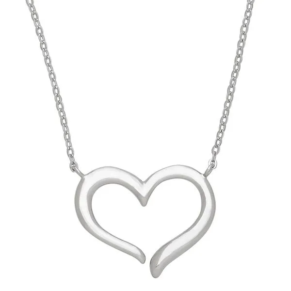 Open Heart Necklace J. Thomas Jewelers Rochester Hills, MI