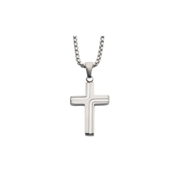 Stainless Steel Cross J. Thomas Jewelers Rochester Hills, MI