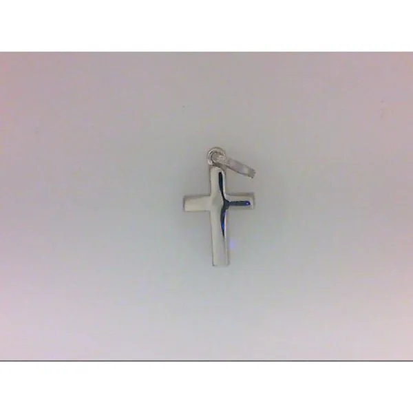 sterling silver polished cross 12 x 9 mm J. Thomas Jewelers Rochester Hills, MI