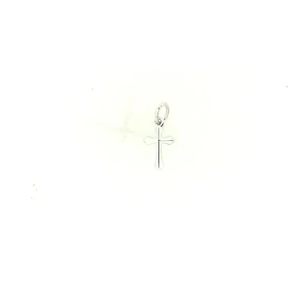 sterling silver small cross stamped with flared ends J. Thomas Jewelers Rochester Hills, MI