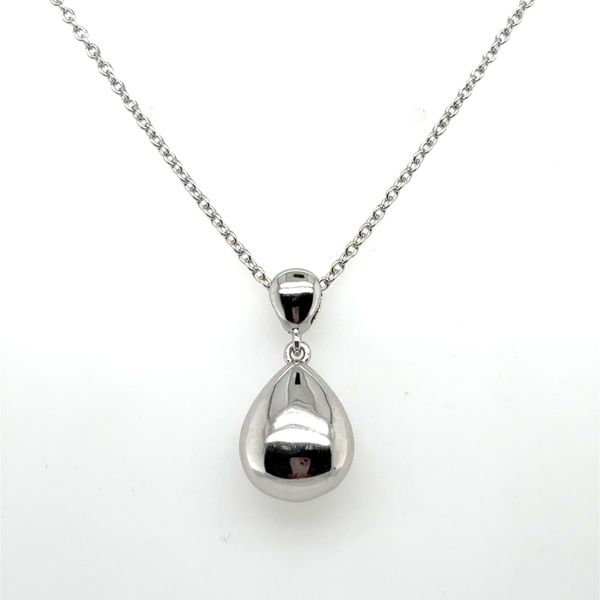 Teardrop Sterling Silver Pendant J. Thomas Jewelers Rochester Hills, MI