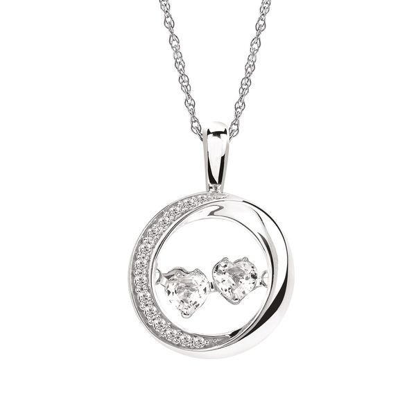 Sapphire Heart Pendant J. Thomas Jewelers Rochester Hills, MI