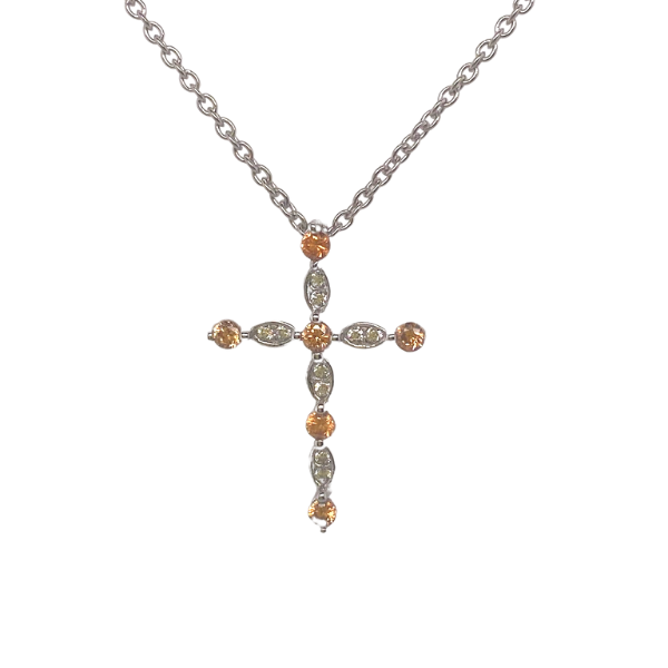 Simulated Citrine Cross J. Thomas Jewelers Rochester Hills, MI