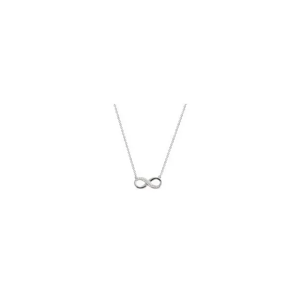 Pave' Infinity Necklace J. Thomas Jewelers Rochester Hills, MI